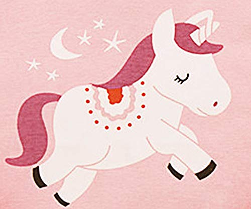 LitBud Girls Chirstmas Pajamas Sleepwears 2pcs Long Sleeves Tops Pjs Nightwear + Pants Sets for Toddler Kid Size 5-6 Years 6T Thanksgiving Gifts