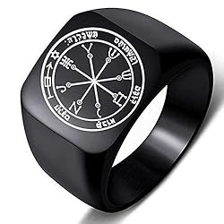 ZOVIVI Detailed Engraved Sixth Pentacle of Mars for