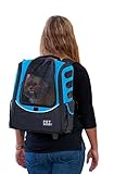 Pet Gear I-GO2 Escort Roller Backpack for cats and dogs, Ocean Blue