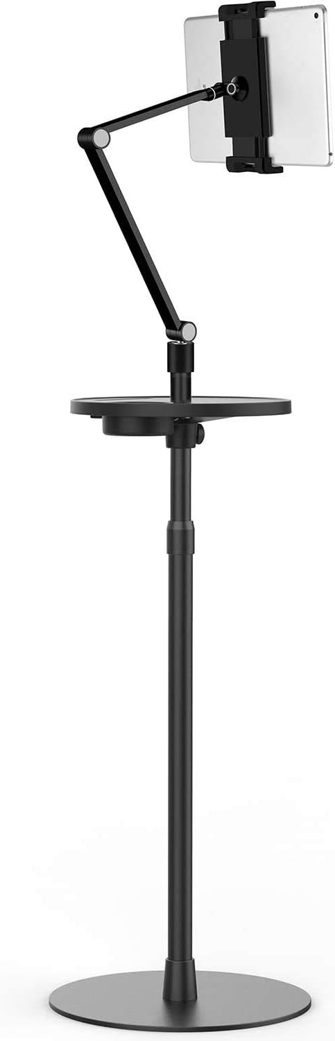 Thingy Club Tablet Floor Stand, Holder for iPad,Applicable to 3.5~6 inch Smart Phone and 7~10 inch Tablet Such as iPad