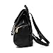 Z-joyee Casual Purse Fashion School Leather Backpack Shoulder Bag Mini Backpack for Women & Girls,Black2
