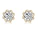 Cubic Zirconia Earrings-Women's Stainless Simulated Diamond Gift For Lovers,Wife,Girlfriend,MotherWedding