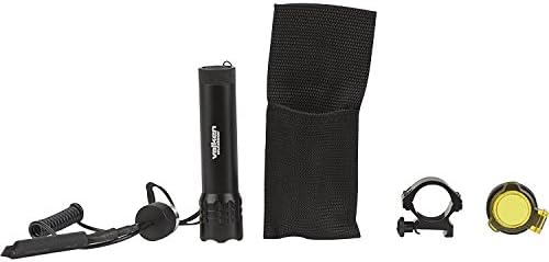 Valken Tactical LED Flashlight with Mount, Filter &amp; Remote