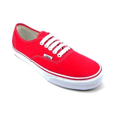 ladies red vans shoes