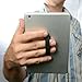 Tablet Grip Love Handle - Holds Device with just a Finger - Ultra Slim LoveHandle Finger Grip for Tablet and Large Phone - Grip it Securely for Texting, Photos and Selfies (Black)