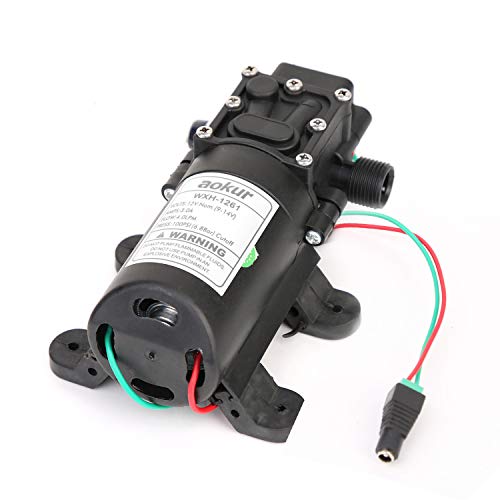 aokur DC 12V 5L Transfer Pump Extractor Oil Fluid Diesel Scavenge Suction Vacuum with Siphon Hose and Cigarette Light 60W