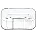 iDesign Clarity Bathroom Shower Caddy Tote for Shampoo, Conditioner, Soap - Clear