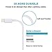 Cordify 3Pack 10FT Lightning Cable Cords 8 Pin USB Sync and Charging Cords charger Compatible with iPhone 7/7 Plus/6s/6s Plus/6/6 Plus/5s/5c/5/SE, iPad/iPod (White)