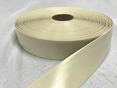 2" Wide Vinyl Strap for Patio Pool Lawn Garden Furniture 45' Roll To Make Your Own Replacement Straps -PLUS 50 Free Fasteners! (224 OFF WHITE)