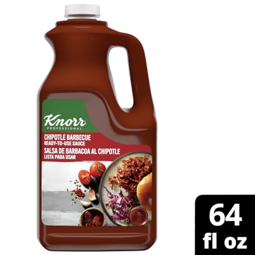 KNORR PROFESSIONAL READY-TO-USE CHIPOTLE BARBECUE SAUCE JUG NO ADDED MSG, 0G TRANS FAT, 0.5 GALLONS (PACK OF 4)