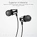 Kuulaa M17 Earphones Wired in Ear, Full Metal Stylish and Comfortable Earbuds with Microphone 3.5mm Jack, Hi Res Stereo Deep Bass and Noise Isolating Headphones for iPhone, iPod, iPad, Samsung -Blackthumb 2