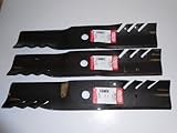 3 Gator Fusion 3-In-1 Mulching blades to Replace John Deere M115495, M115328, M114581, M113517, M76466 blades. (Set of 3)