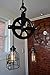 West Ninth Vintage Iron Barn Pulley Light | Black