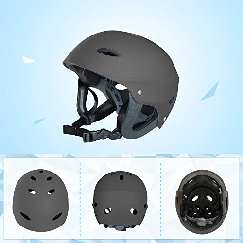 Vihir Adult Water Skate Bike Helmet Multi Sports Skateboard Scooter Men Women Dial Helmet (Gray, M)