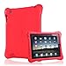 HDE Shockproof Case for iPad 2 3 4 -Graphene Series Shock-Absorption Cover Heavy Duty Bumper Protection for Apple iPad 2nd 3rd 4th Generation Tablets (Red)