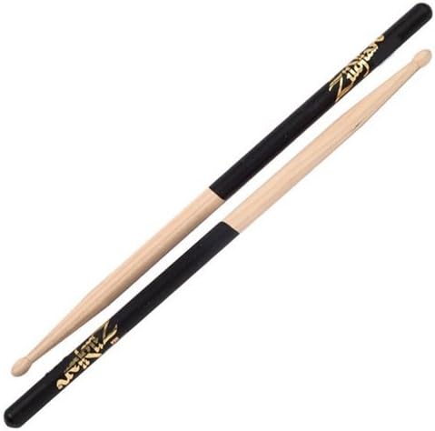 Zildjian 5A Nylon Black Dip Drumsticks Pack - 12 Pairs