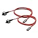 Electop 2 Pack 2 Pin SW PC Power Cable on/Off Push Button ATX Computer Switch Wire 45cm primary