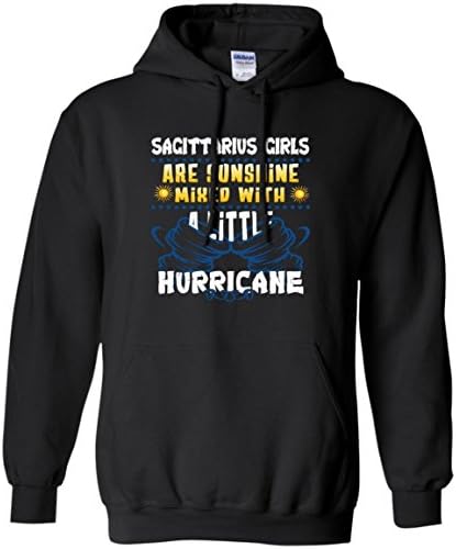 FavoryStore Sagittarius Girls Are Sunshine Mixed With a Little Hurricane Shirt - Sagittarius Hoodie
