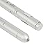 CAVN (2 Packs) Reusable Medical Penlight with Pupil Gauge for Nurses Doctors with Pocket Clip
