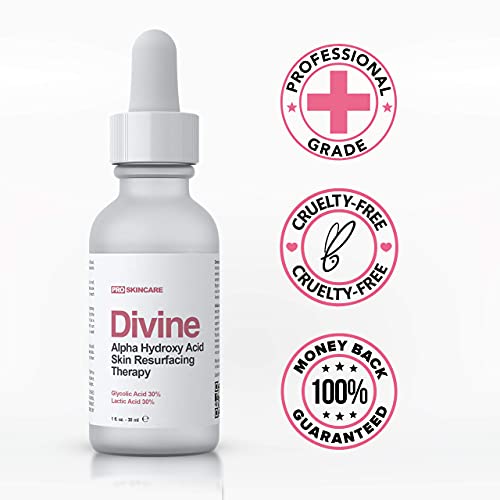 Glycolic Acid and Lactic Acid Professional Chemical Peel for Acne Scars