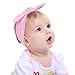 Fascigirl Baby Girl Headband, 12 Pcs Baby Knotted Headwrap Hairband for Infant Toddlers