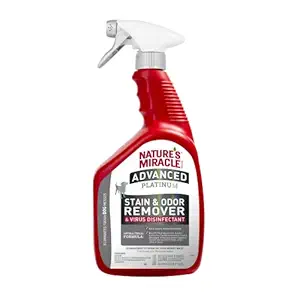 Nature's Miracle Brand Advanced Platinum Stain & Odor Remover & Virus Disinfectant Dog 32 fl oz
