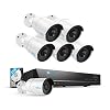 REOLINK 8CH 5MP Home Security Camera System, 6pcs Wired 5MP Outdoor PoE IP Cameras, 8MP 8CH NVR with 2TB HDD for 24-7…