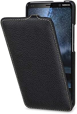 Stilgut Leather Case Compatible With Nokia 9 Pureview Vertical