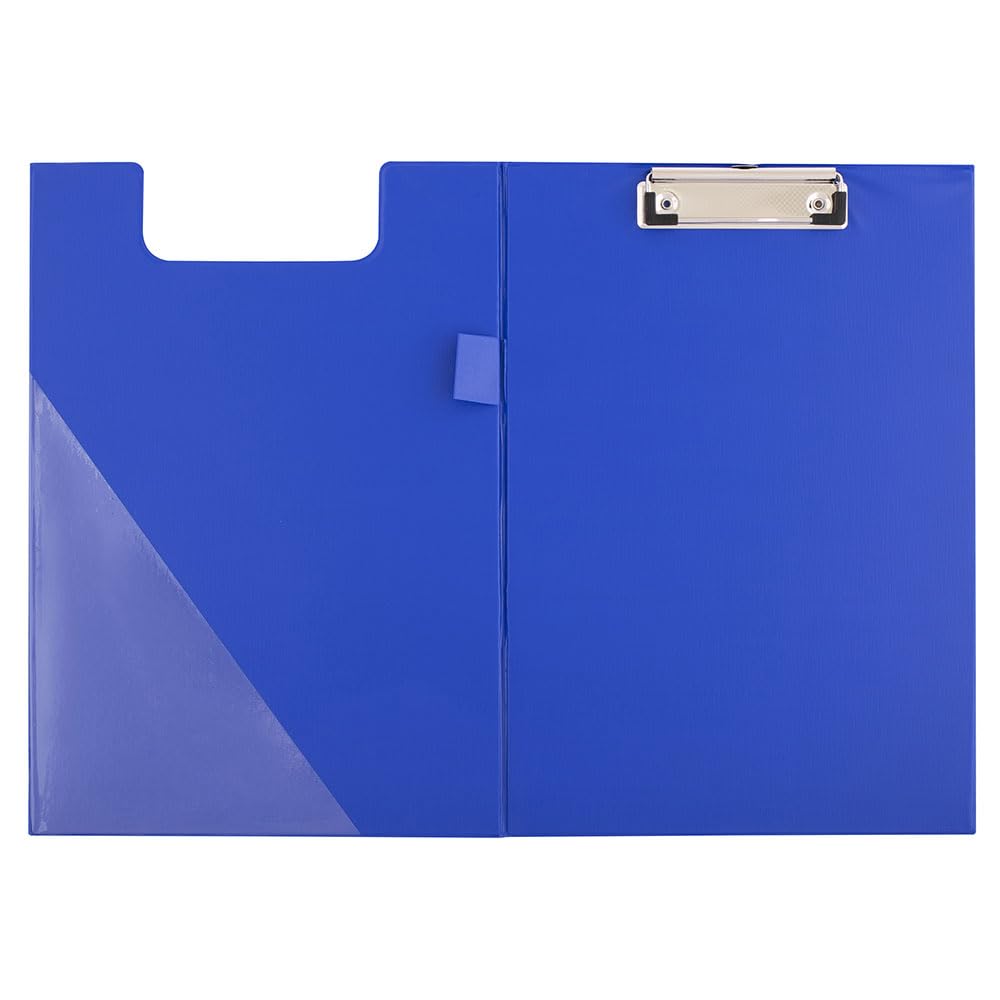 D. Rect 009567 Clipboard Folder A5 Plastic Blue