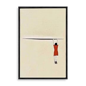 Framed Canvas Wall Art Abstract Colorful Canvas Prints Home Artwork Decoration for Living Room,Bedroom - 16x24 inches