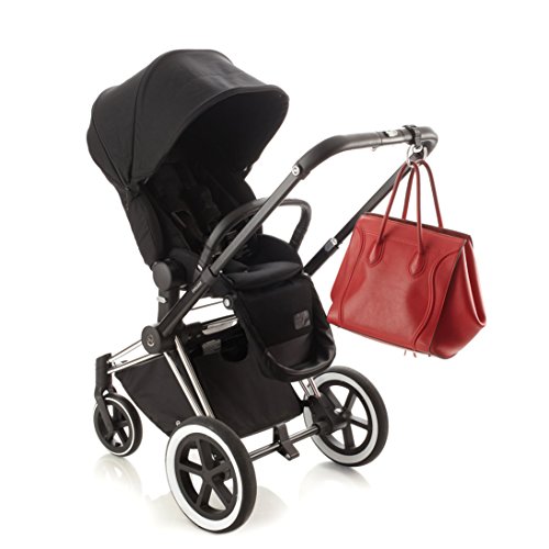Ali+Oli Modern Stroller Hook - Universal Fit for Walkers, Wheel Chairs, Buggy's & Prams