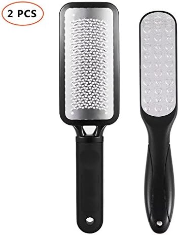 Guckmall 2 PCS Colossal Pedicure Rasp, Professional Foot File and Double Sided Grinding Foot File Callus Remover for Extra Smooth and Beauty Foot