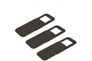 Swelt Ultra-Thin Laptop Webcam Cover, 3 Pack, 720p, Slide, Black
