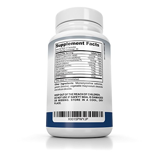 Bone Builder Supplement Increased Health + Growth of Bones Fights