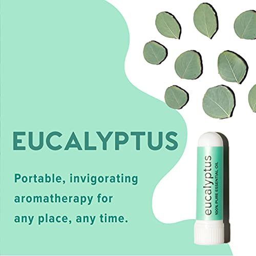 MOXĒ Eucalyptus Essential Oil Nasal Inhaler, Sinus & Congestion Relief
