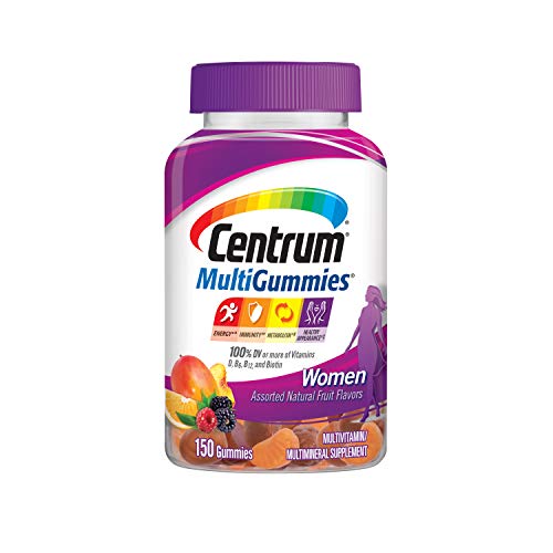 Centrum MultiGummies Gummy Multivitamina para mujeres, suplemento