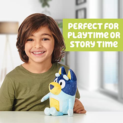 Bluey Heeler Family Stuffed Animal Set of 4, 7-8”, Soft, Bingo, Bandit, and Chilli Plush Figure Toys, Cuddly Plush Toys for Kids Ages 3+