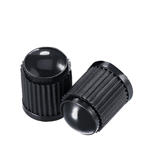 40 Pieces Plastic Tyre Valve Caps Black Car Dustproof Tire Cap Universal Stem Covers for Cars, Bike and Bicycle, Truck etc