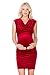 My Bump Women's Cowl Neck Party Dress W/Side Sharing