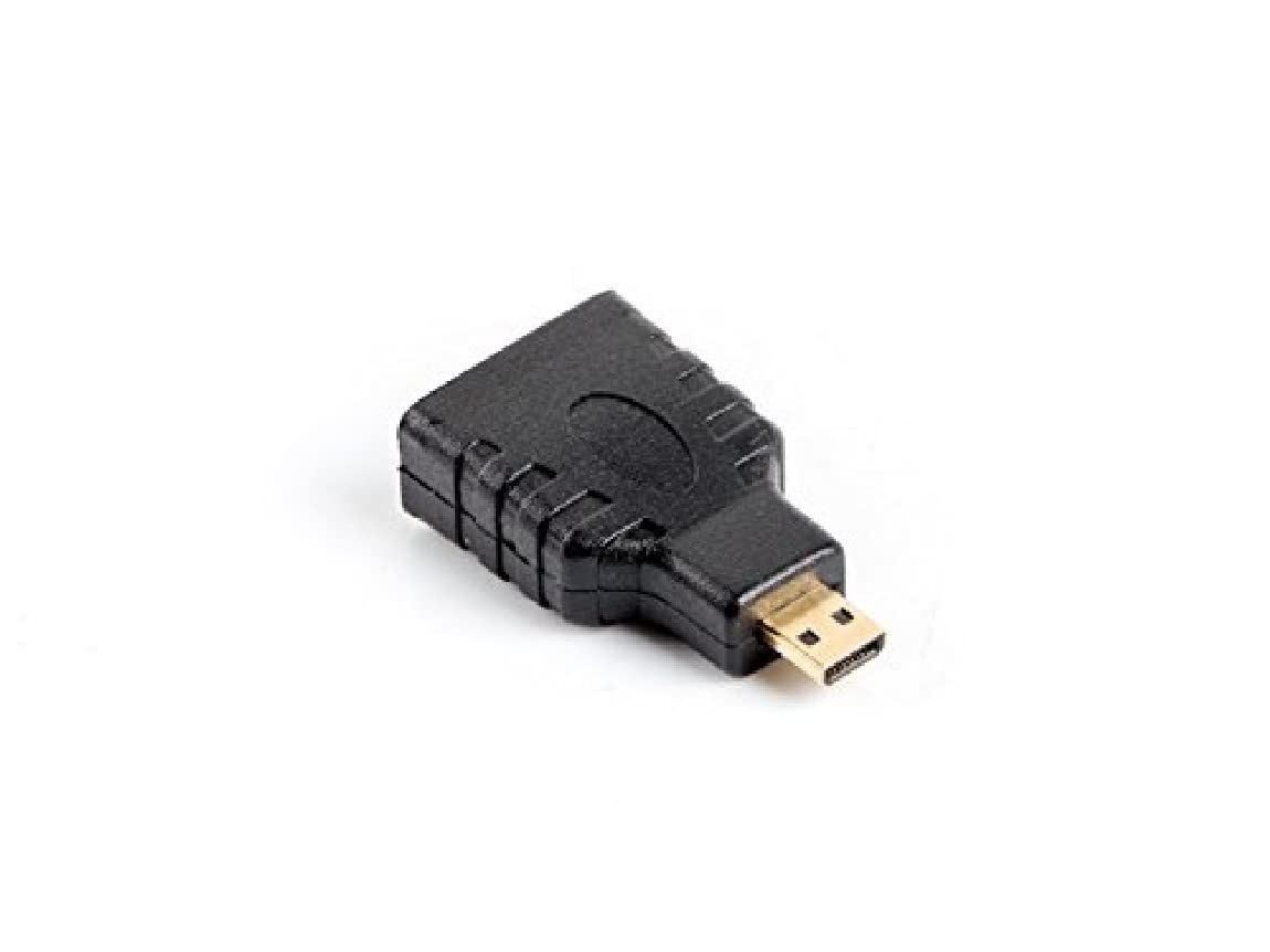 lanberg AD-0015-BK HDMI-A Female to HDMI Micro D Male Adapter Black