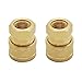Twinkle Star Pressure Washer Brass Quick Coupler Fittings,1/4 Inch Quick Coupler Female NPT Socket,Set of 2,TWIS251