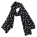 Kobwa(TM) Fashion Charming Beautiful Warm Polka Dot Scarf Shawl with Keyring