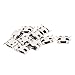 uxcell Phone Micro USB Type-B 5 Pin Female SMD Panel Mount Connectors 10 Pcs