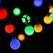 ApexPower Solar Powered Outdoor String Lights, 50LEDs Waterproof Globe Ball Christmas Lights for Garden, Patio, Yard, Home, Trees, Paties, Holiday Decorations(Multicolored)