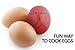 Egg Timer That Goes in Water, Color Changing Egg Timer, Perfect for Boiling Eggs - Hard, Medium, Soft (1 Pack, Scarlet)