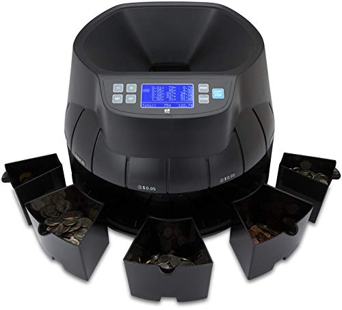 ZZap CS40 Coin Counter & Sorter for USD - Money Cash Currency Machine - Thumbnail 5