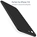 VANMASS iPhone 7/8 Case Matte Finish Flexible Soft Gel TPU Sleek Cover Shell with Thin Slim Fit and Apple Original Natural Touch for Apple iPhone 7, iPhone 8 - Black