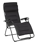 Lafuma LFM3120-6135 Futura Air Comfort Folding Recliner, Acier Black