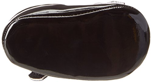 Baby Deer Patent SM With Bow Mary Jane (Infant),Black,3 M US Infant