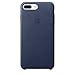 Apple Leather Case for iPhone 7 Plus - Midnight Blue